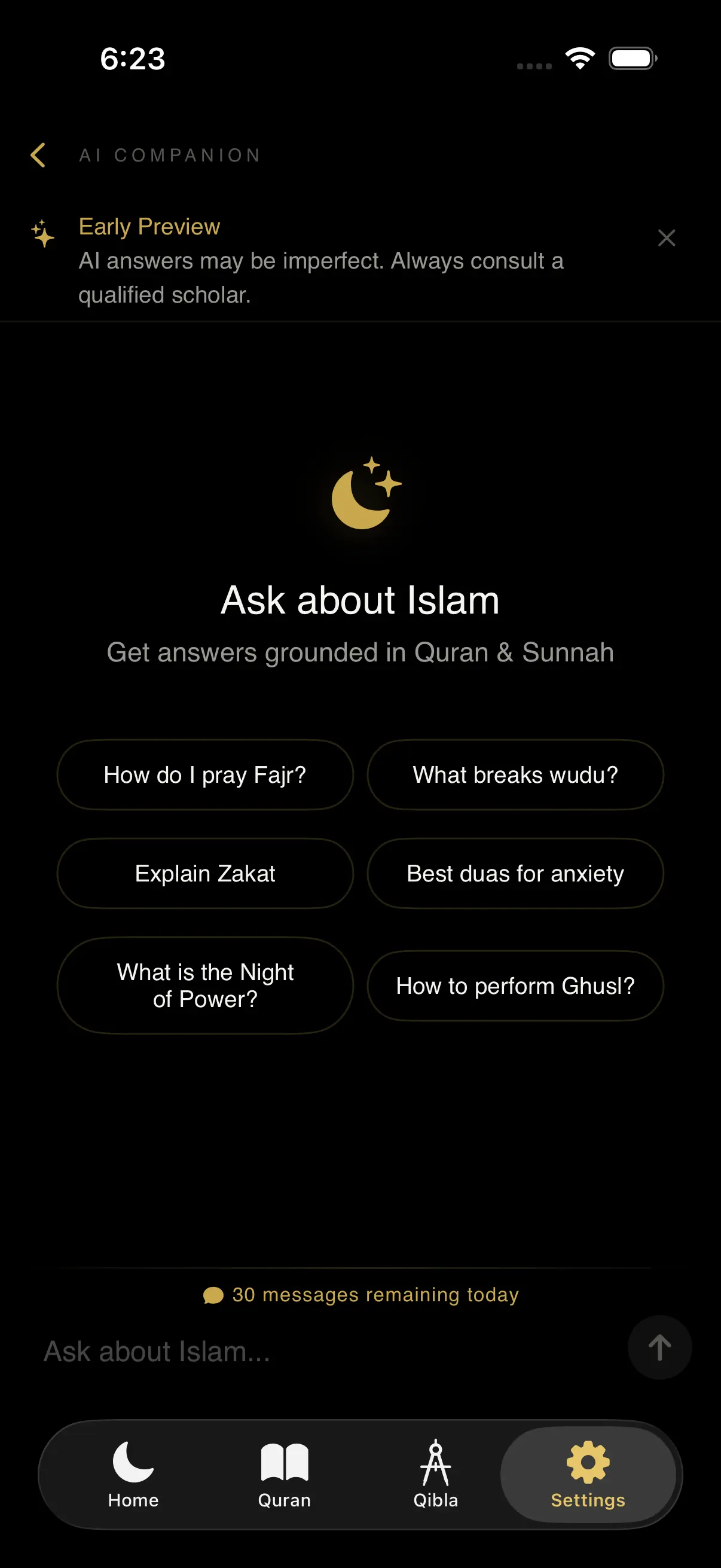 Ask anything about Islam.